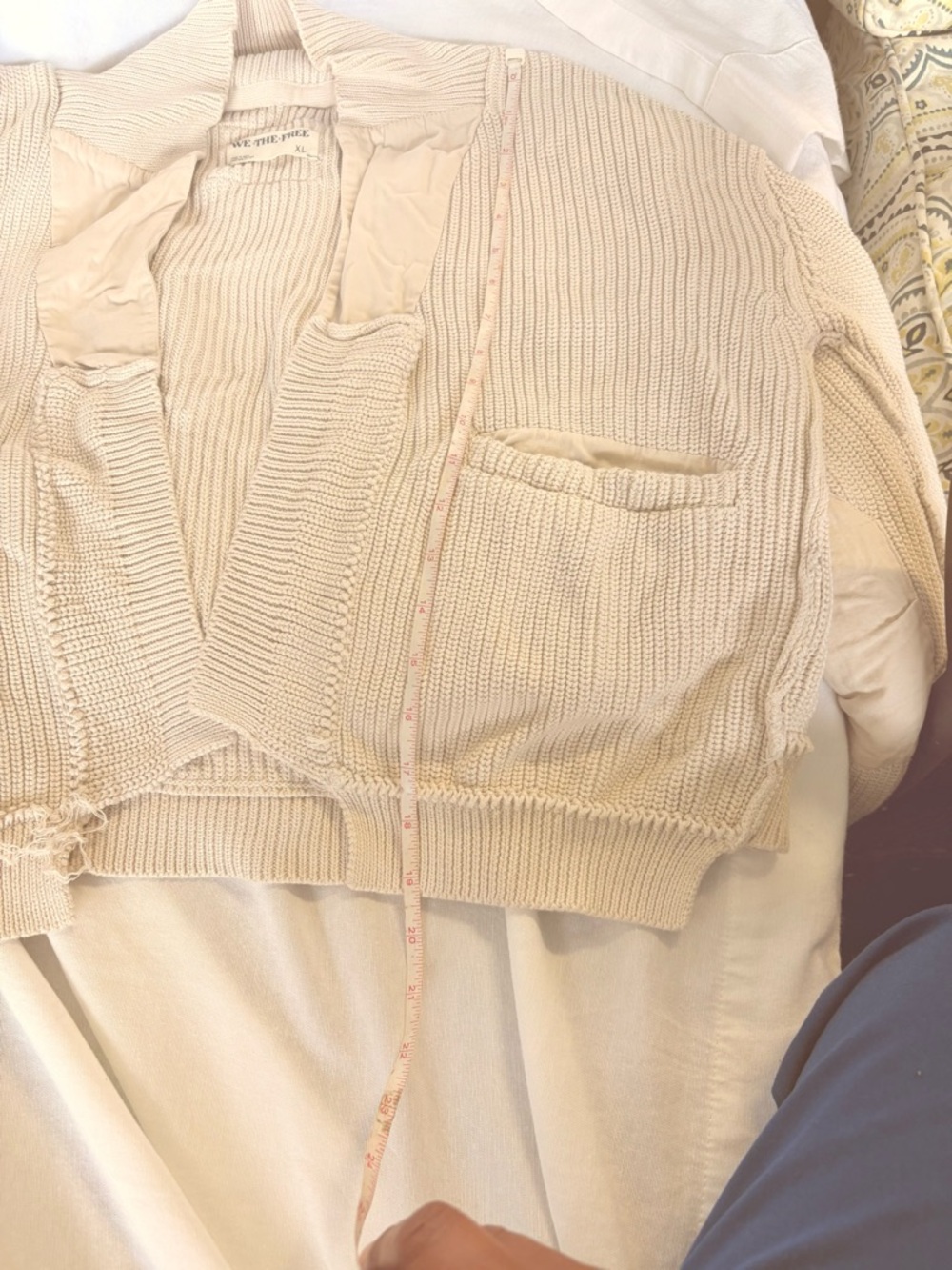 We The Free Cream Cardigan Sweater - Picture 7 of 10